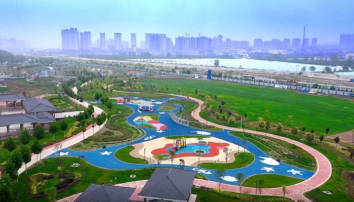 平?jīng)鍪旋堧[濕地工程建設(shè)項(xiàng)目獲綠色建造施工水平二星評價(jià)